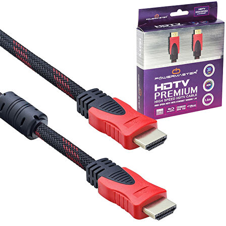 HDMI KABLO 1.5 METRE 1.4 V ÖRGÜLÜ KUTULU (5060)
