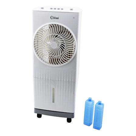 KİWİ KFAN-7495 3İN1 HAVA SOĞUTUCU - TEMİZLEYİCİ - NEMLENDİRİCİ EVAPORATİF FAN TEKERLEKLİ 3-KADEME HIZ 5.5LT 60W (5060)