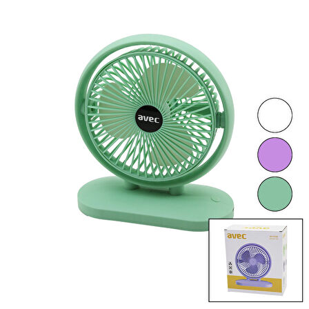 USB MASA ÜSTÜ FAN=16CM VANTİLATÖR  180 DERECE  3 KADEME HIZ 3PERVANE RENKLİ PLS.STAND=9X20X22.7CM (5060)