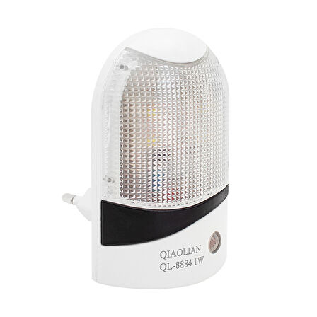 1 WATT LEDLİ FOTOSELLİ SENSÖRLÜ GECE LAMBASI (5060)