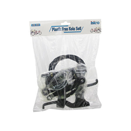 PLASTİK BİSİKLET FREN TAKIMI SET 2PCS FREN KOLU - 1PCS FREN TELİ  - 4PCS FREN MEKANİZMA - PABUÇ (5060)