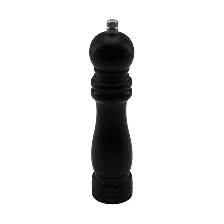 SİYAH AHŞAP  BÜYÜK= ÇAP: 4.5CM - UZUNLUK: 19.5CM TUZ - BAHARAT ÖĞÜTÜCÜ (5060)