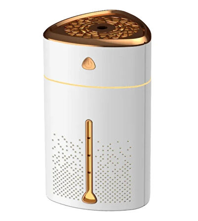 1000 ML Ultrasonik Hava Nemlendirici Işıklı Buhar Makinesi Ve Aroma Difüzörü (5060)