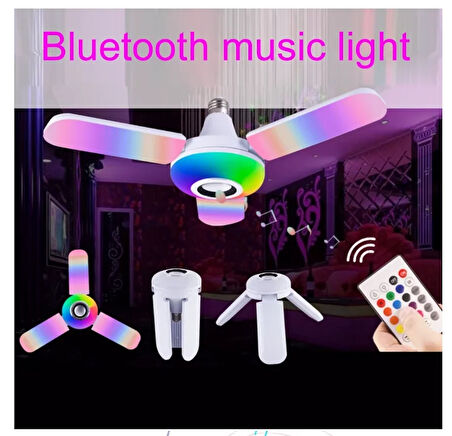 Flash Point 40 Watt Bluetooth 4+1 Musıc Magıc Led Ampul (5060)