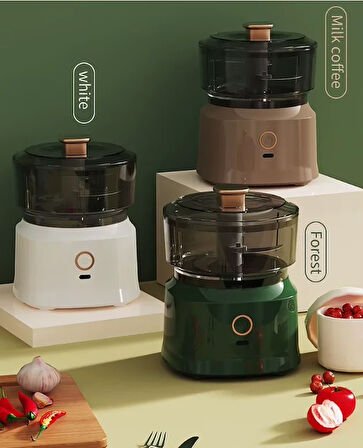 Mini El Rondosu Şarjlı Çelik 3 Bıçaklı (5060)