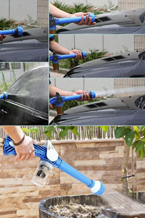 Otomobil Yıkama Sulama Fonksiyonlu Su Püskürtme Tabancası Deterjanlı Akıllı Tayzikli Basınçlı Bahçe (5060)