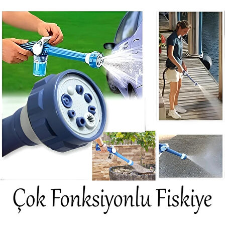 Otomobil Yıkama Sulama Fonksiyonlu Su Püskürtme Tabancası Deterjanlı Akıllı Tayzikli Basınçlı Bahçe (5060)