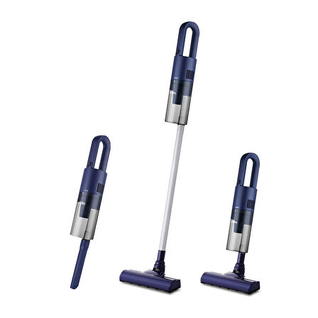 DİKEY MAVİ ELEKTRİKLİ SÜPÜRGE 500W 90° BAŞLIK - 1.5LT TOZ HAZNE - ÇİFT FİLTRE SVC-8628 (5060)