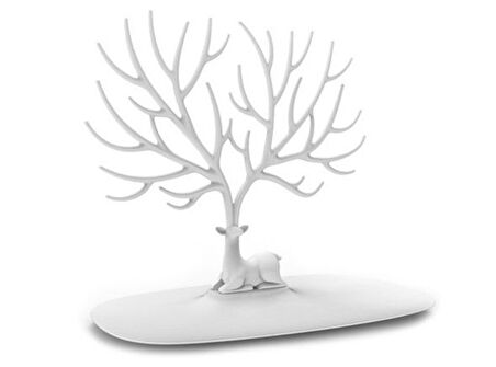 Beyaz Geyik Tasarımlı Takı Mücevher Standı (5060)