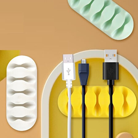 Kablo Tutucu 5 Kanallı 3lü Siyah (5060)