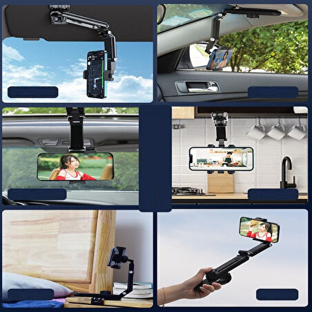 1080° Dönebilen Çok Fonksiyonlu Telefon Tutucu (5060)