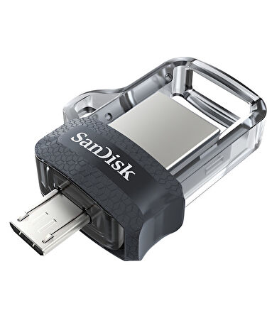 SanDisk Ultra Dual Drive m3.0 64GB Grey &amp; Silver