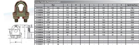 Ennalbur M6 Klemens ( 5 Adet )