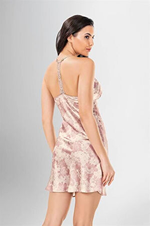 Arias Closet 2 li Kısa Sabahlık Takımı Desenli OZN-22745
