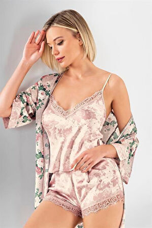 Arias Closet 3lü Şort Takımı Desenli OZN-22746