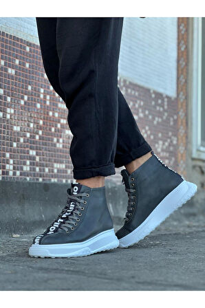  WG03 Gri Erkek Yarım Bilek Bot