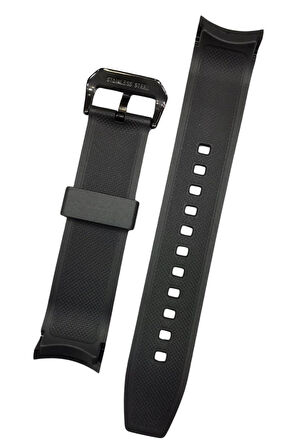 Casio Edifice EFR-516PB Siyah Orijinal Silikon Saat Kordonu