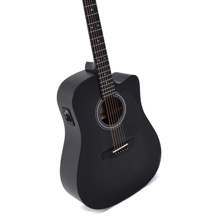 Sigma DMCE-BKB Elektro Akustik Gitar (Siyah)
