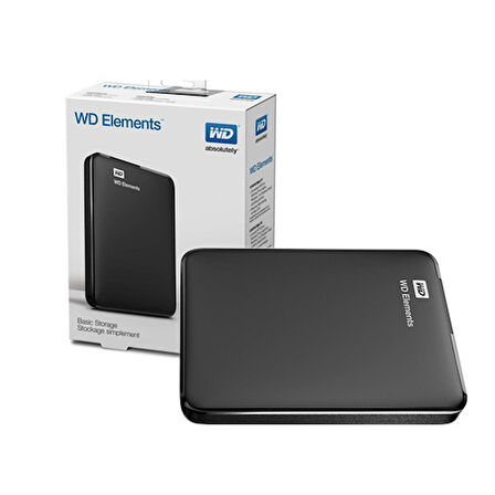 WD 2.5 ELEMENTS 4TB USB 3.0 HARICI HARDDISK SİYAH WDBU6Y0040BBK-WESN
