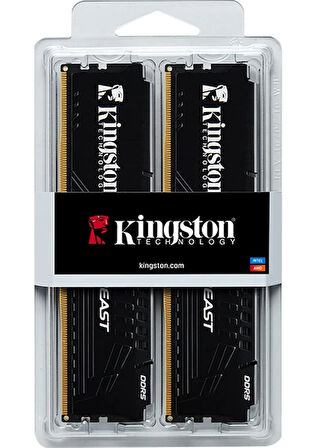 KINGSTON BEAST EXPO 32GB (2x16GB) DDR5 5600Mhz Soğutuculu CL36 Gaming PC Ram KF556C36BBEK2-32TR