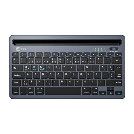 LENOVO LECOO BK100 Q Kablosuz Bluetoothlu Gri Klavye