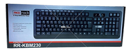 Redrock RR-KBM230 Q Usb Siyah Klavye