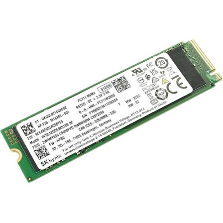 SK Hynix 2280 512GB M.2 PCIE GEN3 SSD (Kutusuz)