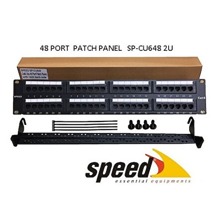 SPEED SP-CU648 48 PORT UTP CAT6 PATCH PANEL