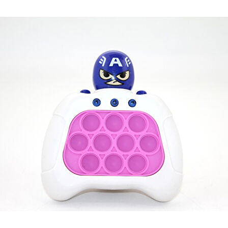 Periboia Işıklı Müzikli Pop-It Captain America Tasarımlı