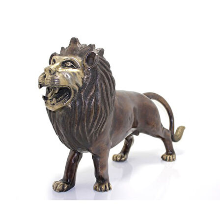 Periboia Metal Aslan Biblosu 60 Cm 