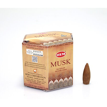 Periboia Musk Aromalı Geri Akış Tütsü 