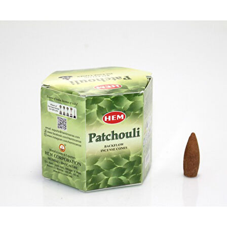Periboia Patchouli Aromalı Geri Akış Tütsü