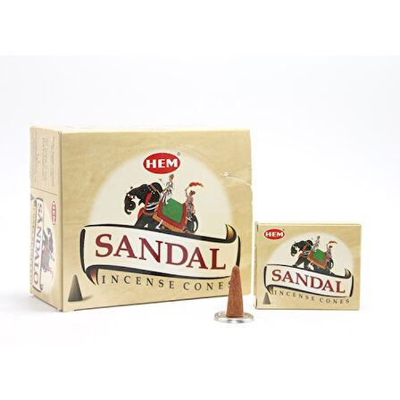 Periboia Sandal Aromalı Konik Tütsü