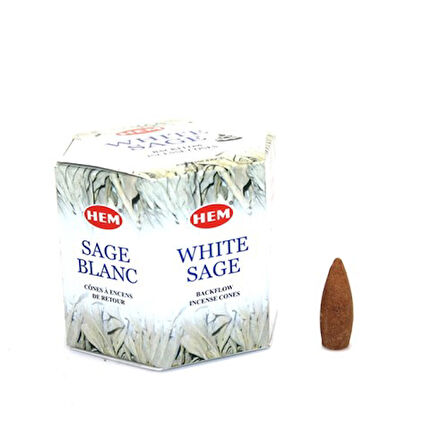 Periboia White Sage Aromalı Geri Akış Tütsü 