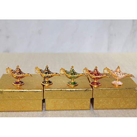 Periboia Mineli Metal Alaaddin Lambası Model 8