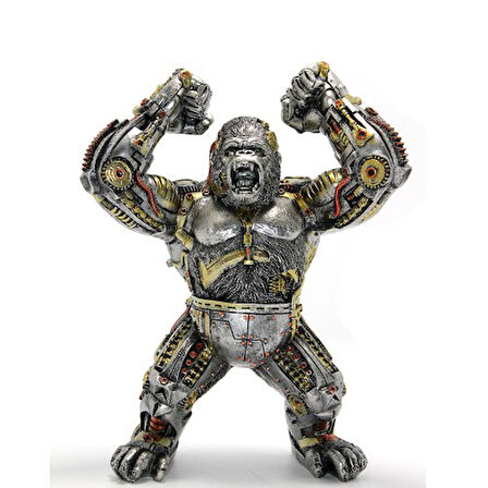 Periboia Steampunk Polyester Orangutan Figürü 