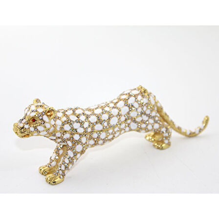 Periboia Swarovski Taşlı Tekli Leopar Model 5
