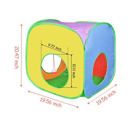 Periboia Oyuncak Toplu Kedi Oyun Tüneli