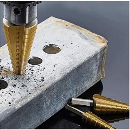 Periboia 6 Parça Kademeli Matkap Ucu Seti 