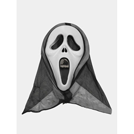 Periboia Kapşonlu Çığlık Maskesi Scream Maskesi 33x21 cm