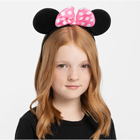 Periboia Pembe Fiyonklu Minnie Mouse Tacı 