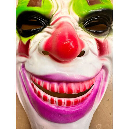Periboia Psikopat Palyaço Temalı Joker Maskesi 