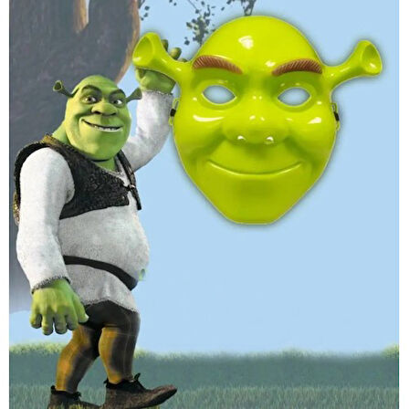 Periboia Yeşil Shrek Maskesi