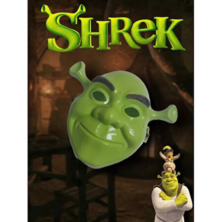 Periboia Yeşil Shrek Maskesi