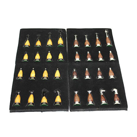 Periboia Ahşap Satranç Taşı No 4