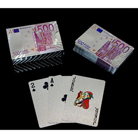 Periboia Gümüş Euro Oyun Kartı 