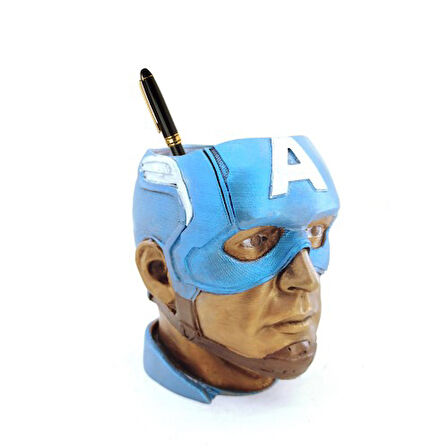 Periboia Polyester Kaptan Amerika Kalemlik 