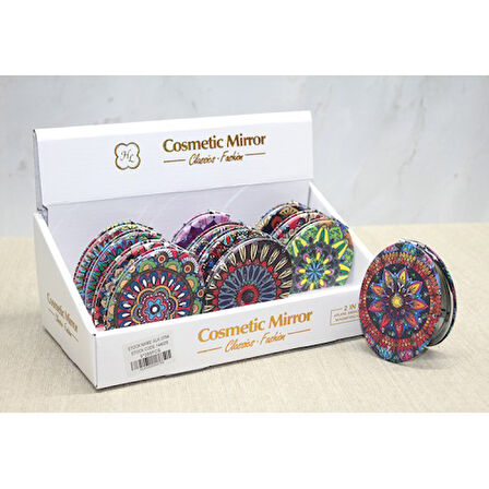 Periboia Taşlı El Aynası Oval İnce Model 4 