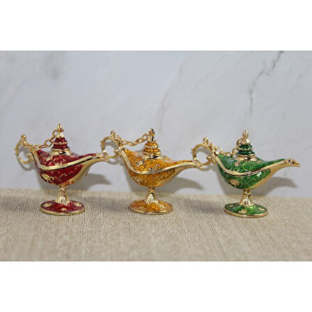 Periboia Swarovski Taşlı Minik Figür - Alaaddin'in Lambası 