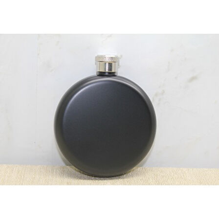 Periboia Yuvarlak Tekli Matara Siyah